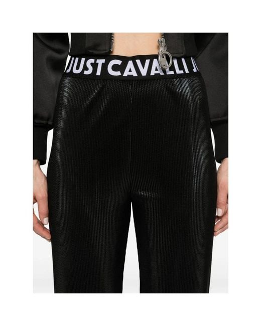 Just Cavalli Black Wide Trousers