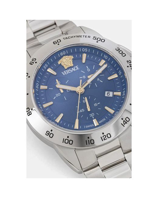 Watches di Versace in Metallic da Uomo