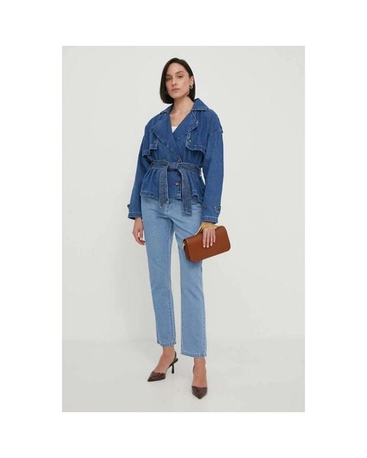 DKNY Rechte Jeans in het Blue