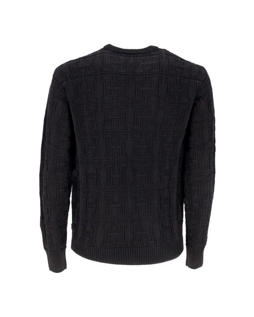 Huf Blue Round-Neck Knitwear for men