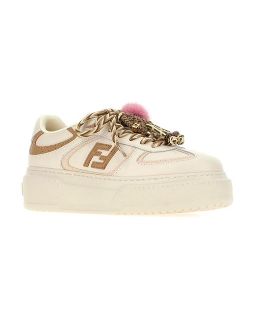Fendi Natural Sneakers