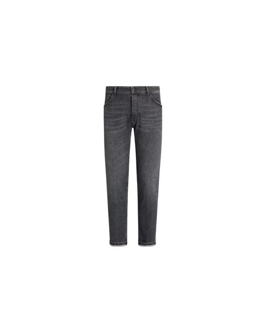 PT Torino Gray Slim-Fit Jeans for men