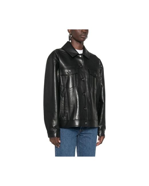 Anine Bing Black Leather Jackets