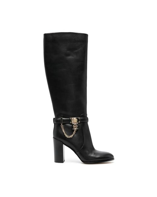 Michael Kors Black Hamilton stiefeletten mit absatz