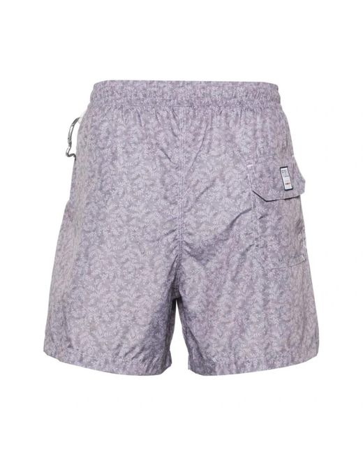 Fedeli Purple Beachwear for men