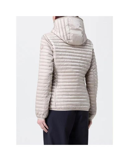 Down Jackets Save The Duck de color Gray