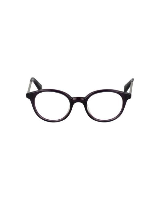 Yohji Yamamoto Purple Glasses for men