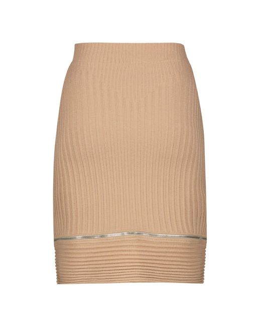 ANDREA ADAMO Natural Short Skirts
