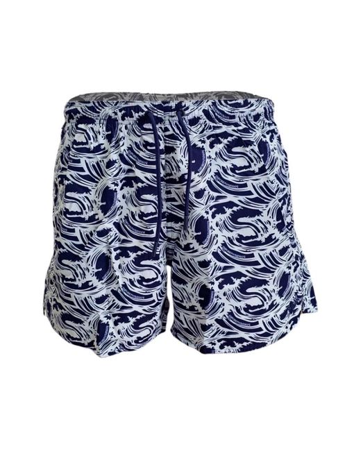 Emporio Armani Blue Beachwear for men
