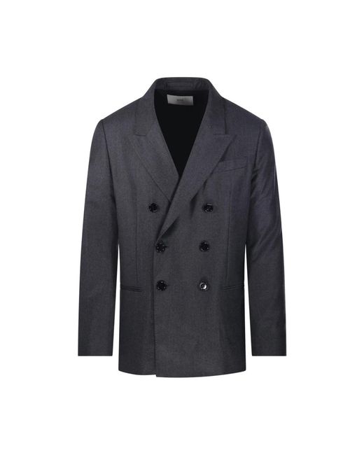 AMI Blue Blazers for men