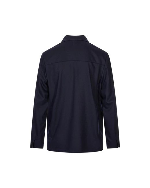 Light Jackets Canali de hombre de color Blue