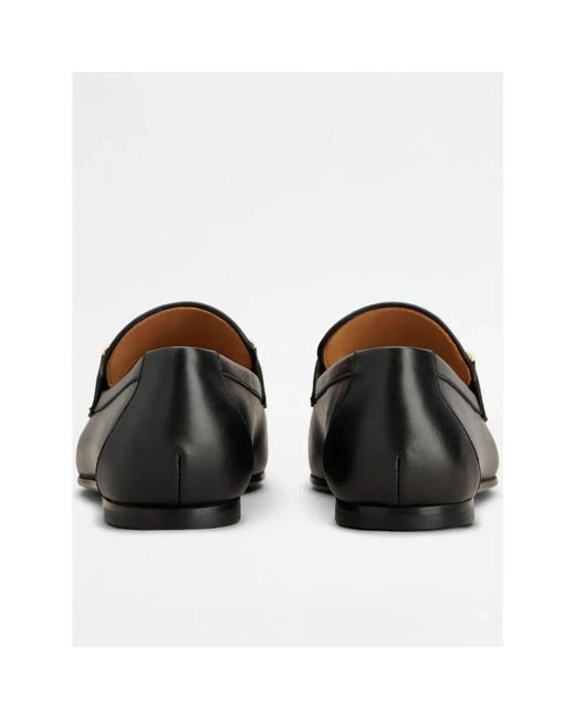 Tod's Black Loafers