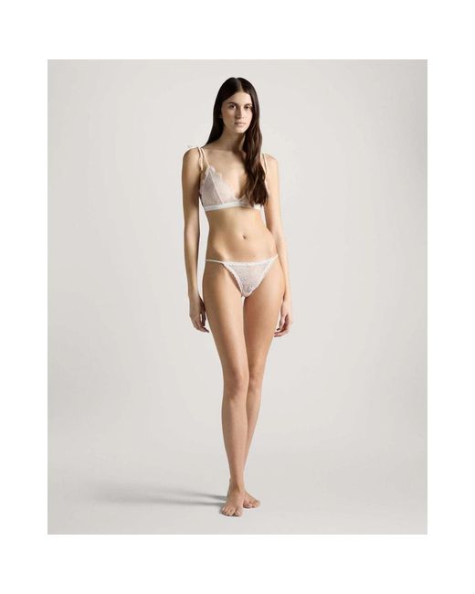 John Richmond Ondergoed ,Wit ,Geborduurde Kanten Bralette in het White