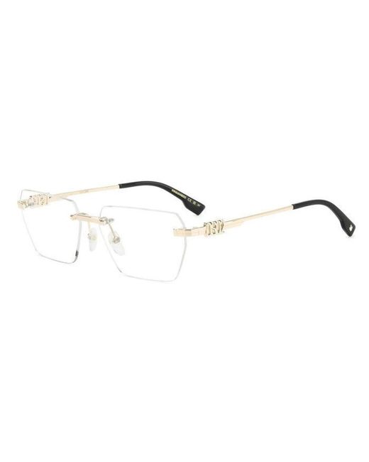 DSquared² Mode Bril in het Metallic voor heren