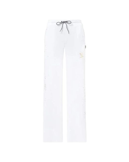 Trousers > straight trousers Twin Set en coloris White