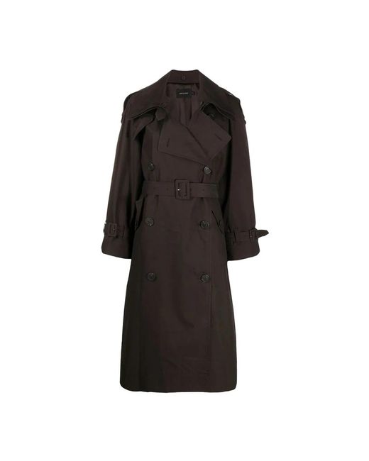 Trench Coats di Low Classic in Black