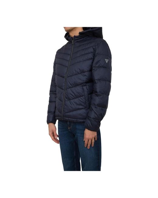 Winter Jackets Guess pour homme en coloris Blue