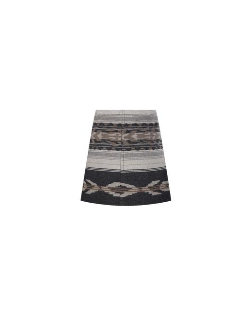 Isabel Marant Gray Short Skirts