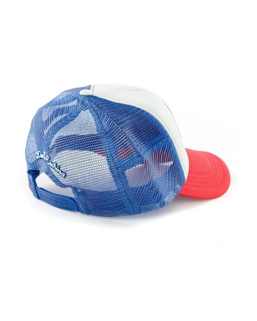 Deus Ex Machina Accessoires ,Veelkleurig ,Nylon Mesh Trucker Hat in het Red voor heren