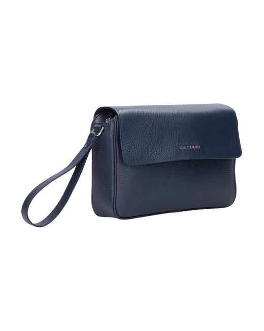 Clutches di Orciani in Blue da Uomo