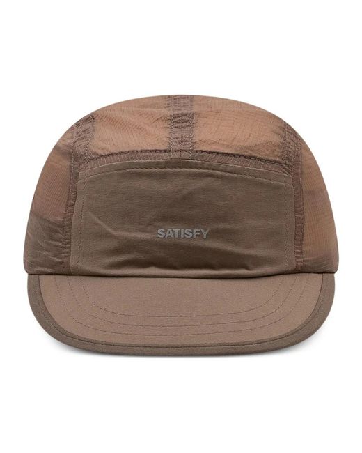 Caps di Satisfy in Brown da Uomo