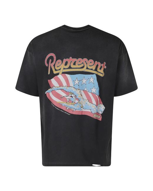 T-Shirts Represent de hombre de color Black