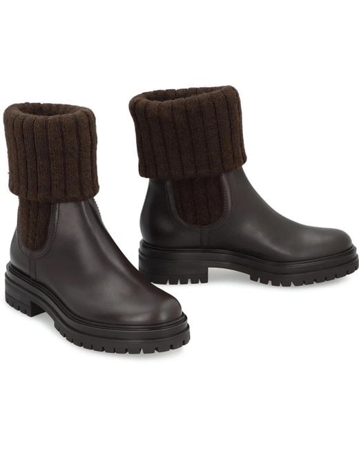 Gianvito Rossi Brown Winter Boots