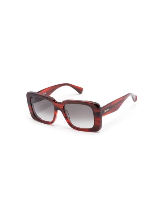 Max Mara Red Stilvolle sonnenbrille für den täglichen gebrauch