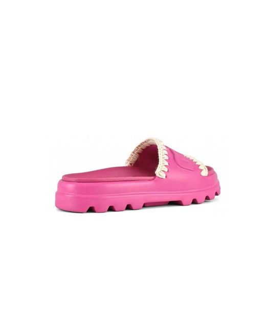 Mou Pink Sliders