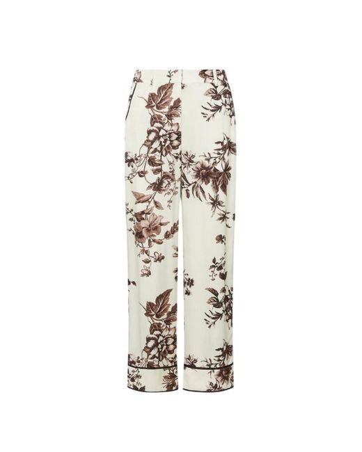 Liu Jo White Wide Trousers
