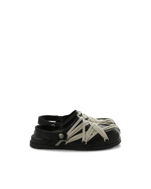 Rick Owens Black Clogs
