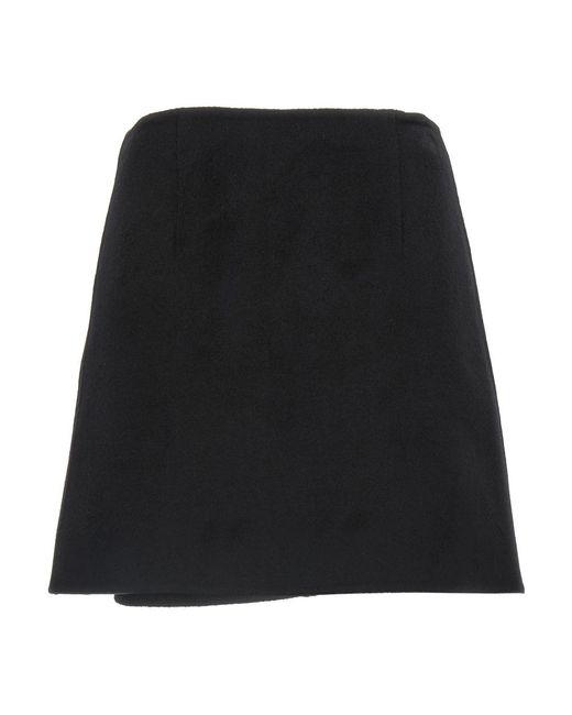 Ermanno Scervino Black Short Skirts