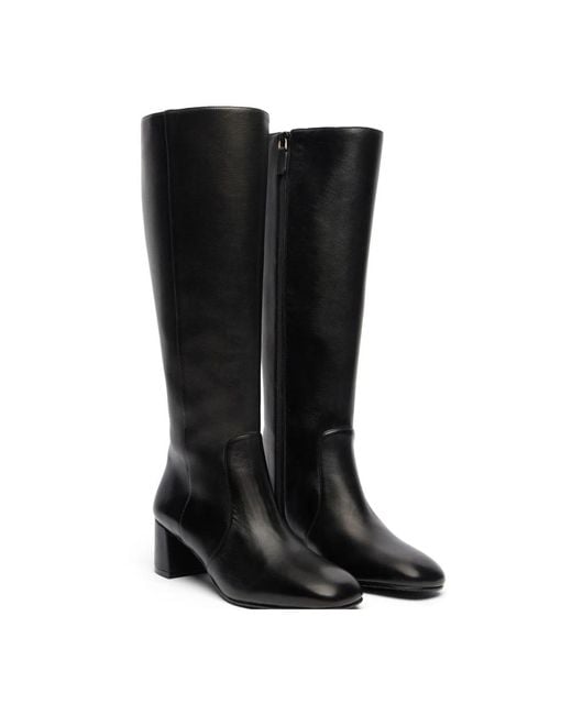 Stuart Weitzman Black Heeled Boots