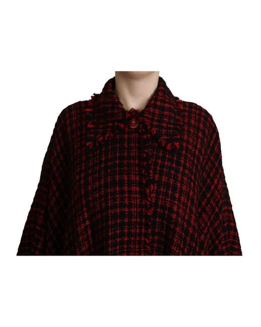 Coats > single-breasted coats Dolce & Gabbana en coloris Red