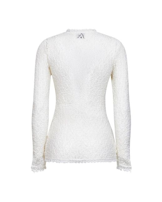 Isabel Marant White Long Sleeve T-Shirts