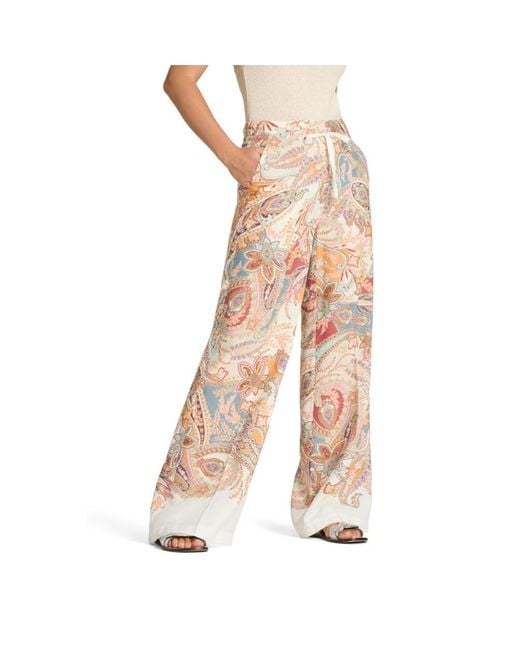 Cambio Pink Wide Trousers