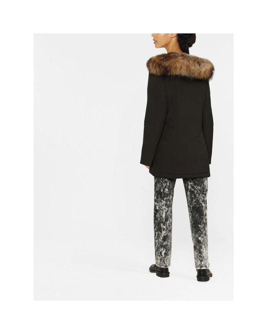 Woolrich Black Parkas