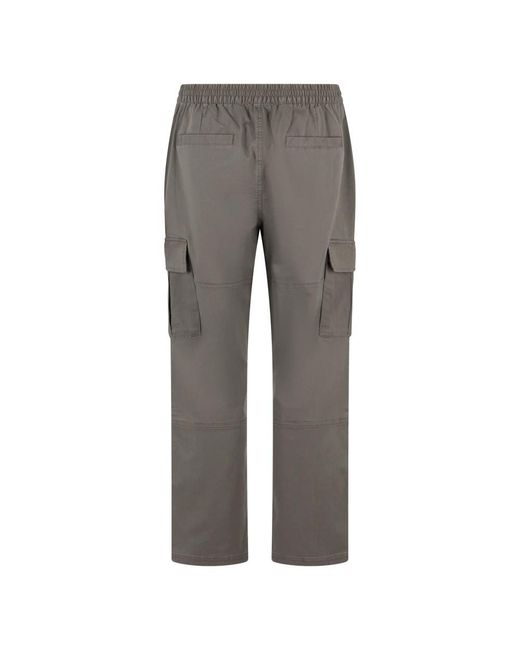Represent Gray Straight Trousers for men
