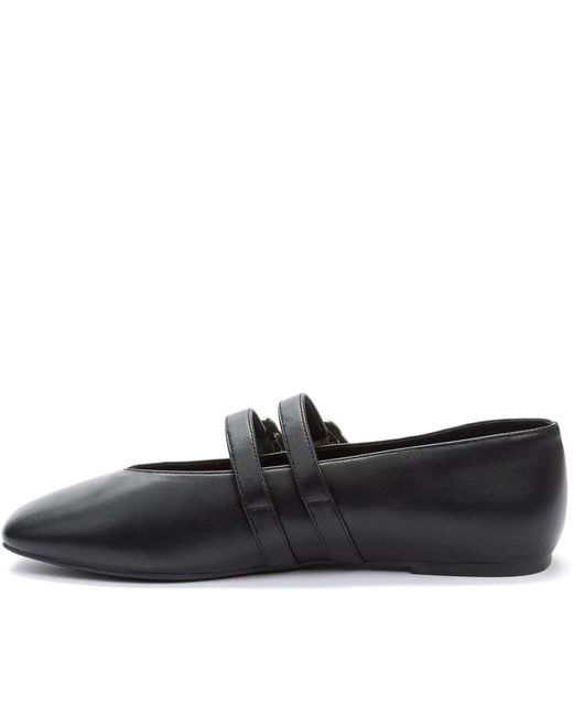 Keddo Black Ballerina Shoes