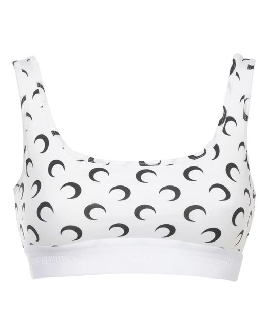 MARINE SERRE Metallic Sleeveless Tops