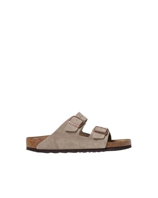 Birkenstock Sliders in het Brown voor heren