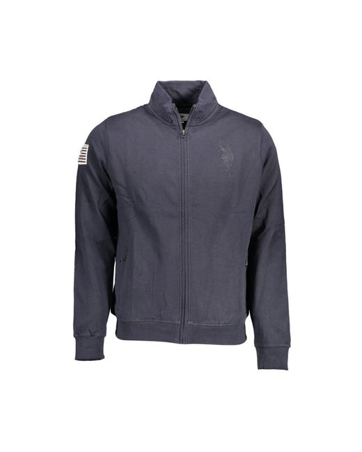 U.S. POLO ASSN. Blue Zip-Throughs for men