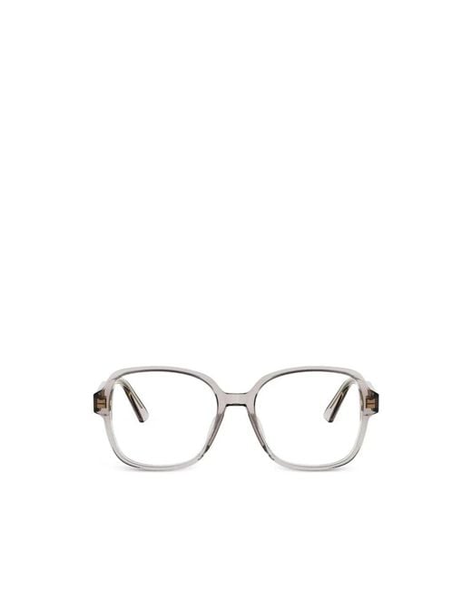 Dior White Glasses