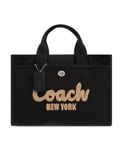 Bolso de mano COACH de color Black