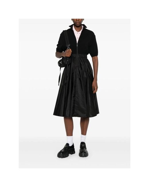Moncler Black Midi Dresses