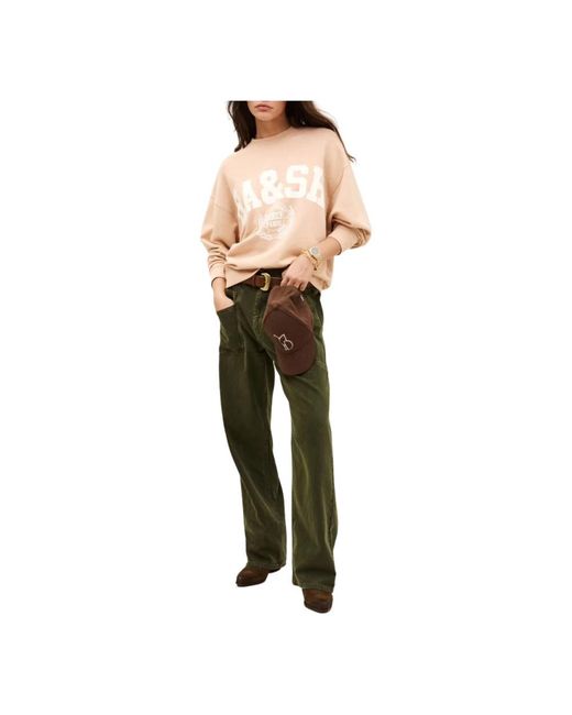 Ba&sh Benjamin Sweatshirt in het Green