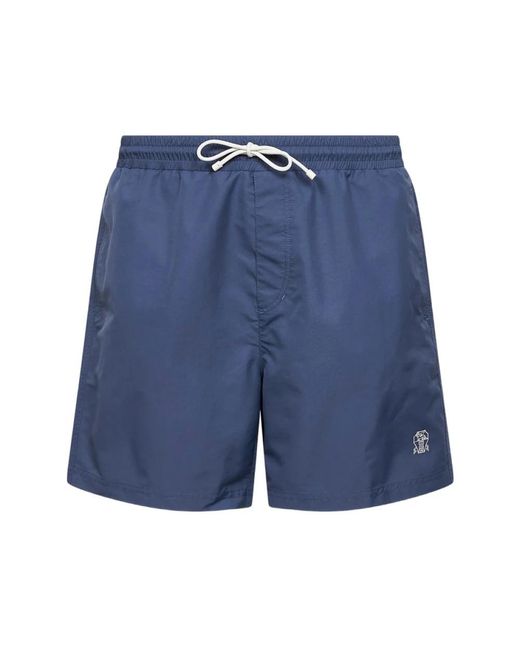 Brunello Cucinelli Blue Beachwear for men