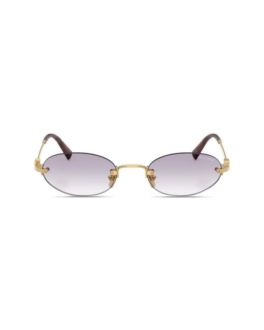 Miu Miu Metallic Sunglasses