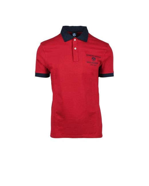 North Sails Tshirt in het Red voor heren