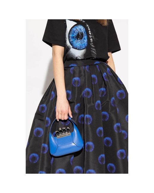 Alexander McQueen Blue Handbags